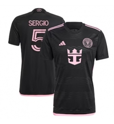 Youth Inter Miami CF Sergio Busquets 2024 25 Away Replica Black