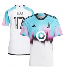 Men Minnesota United FC Robin Lod 2023 24 Away Replica White