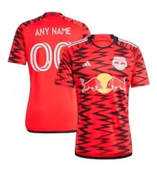 Men New York Red Bulls Custom 2024 25 Home Replica Red