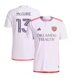 Men Orlando City SC Duncan McGuire 2024 25 Away Replica White