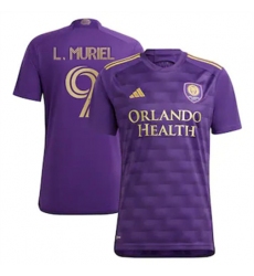 Men Orlando City SC Luis Muriel 2023 24 Home Replica Purple