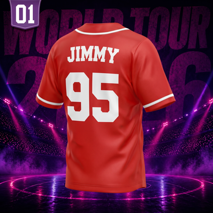 Custom Korean Music World Tour 2026 Baseball Jersey
