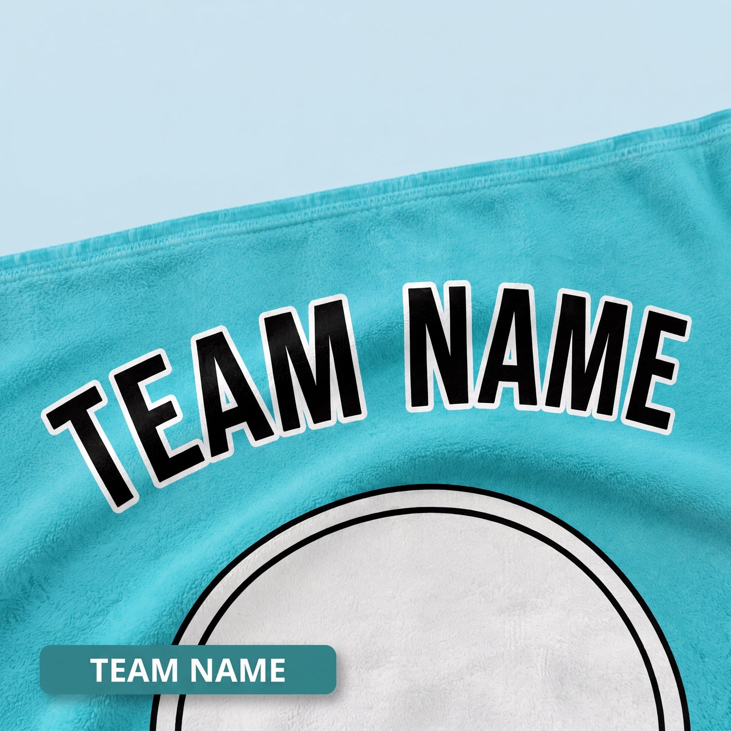 Custom Baseball Team Logo Beach Towel | Personalized Name & Number!