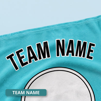 Custom Baseball Team Logo Beach Towel | Personalized Name & Number!