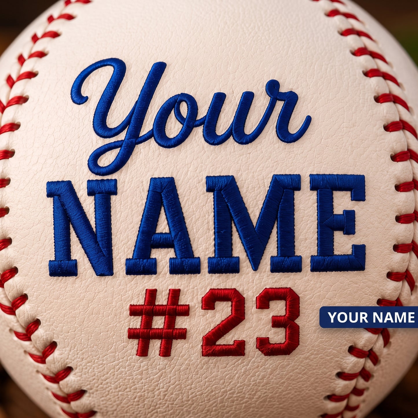 Custom Embroidered Baseball Ball | Ultimate Gift for Players & Coaches