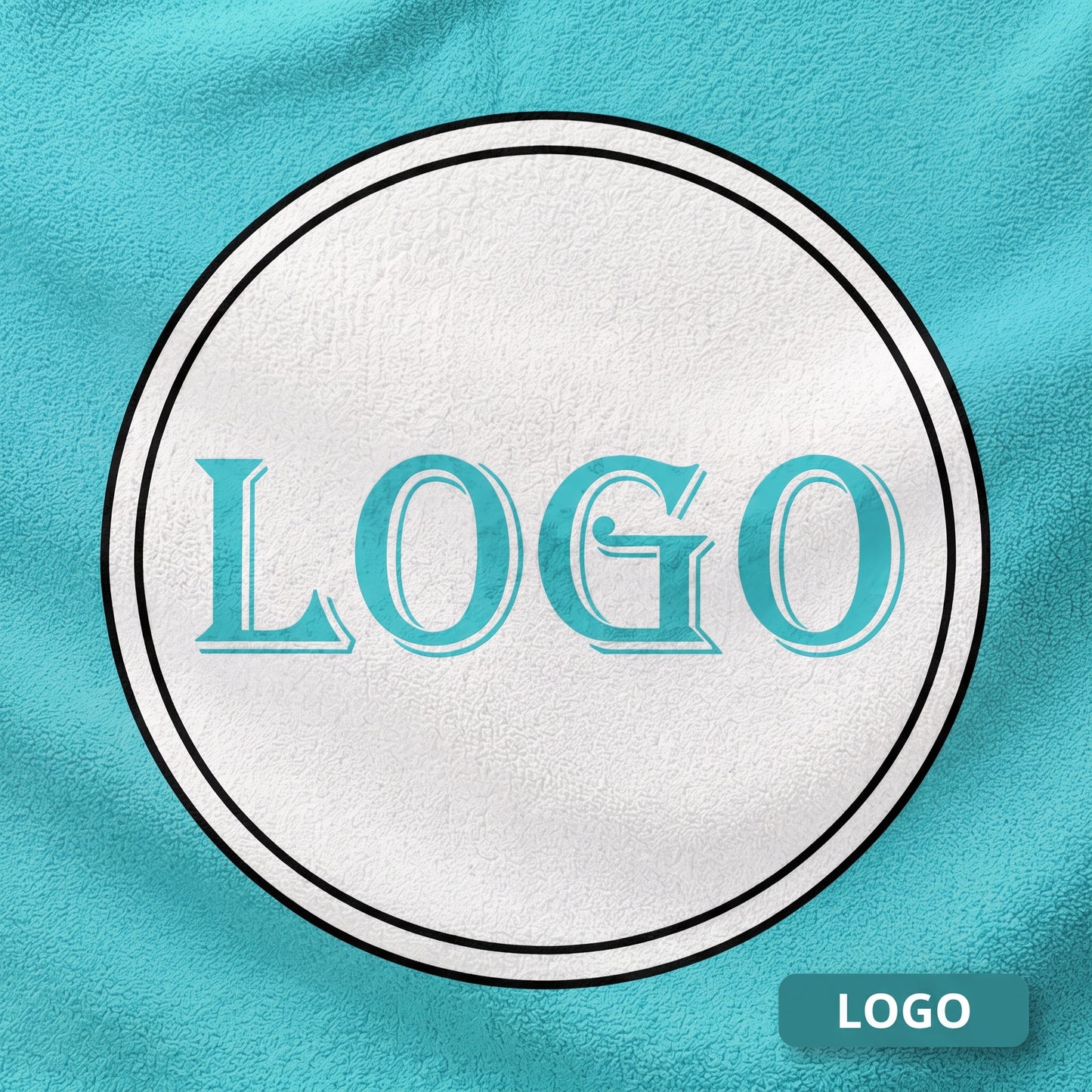 Custom Baseball Team Logo Beach Towel | Personalized Name & Number!