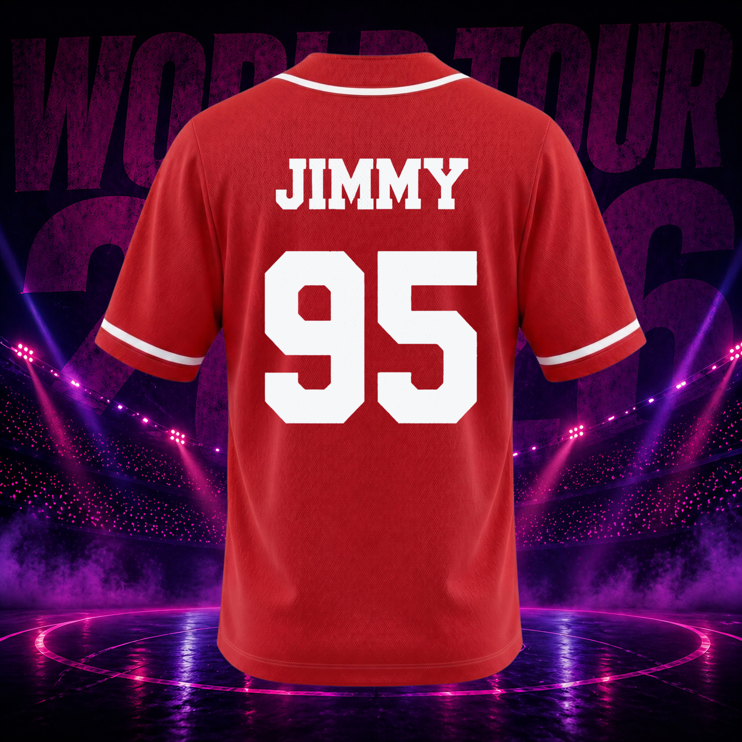 Custom Korean Music World Tour 2026 Baseball Jersey