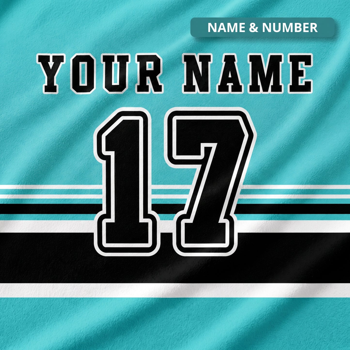 Custom Baseball Team Logo Beach Towel | Personalized Name & Number!