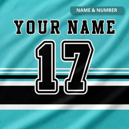 Custom Baseball Team Logo Beach Towel | Personalized Name & Number!