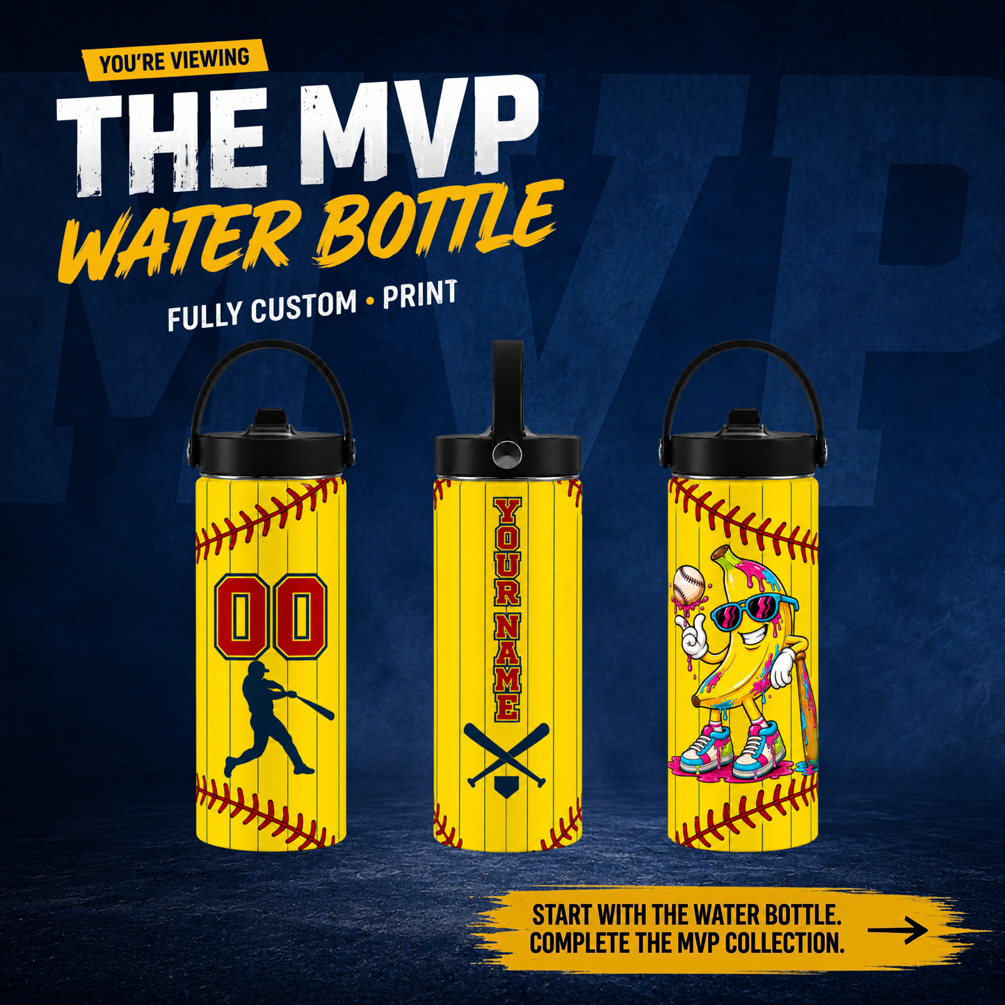MVP Pro-Water Bottle (Fully custom)