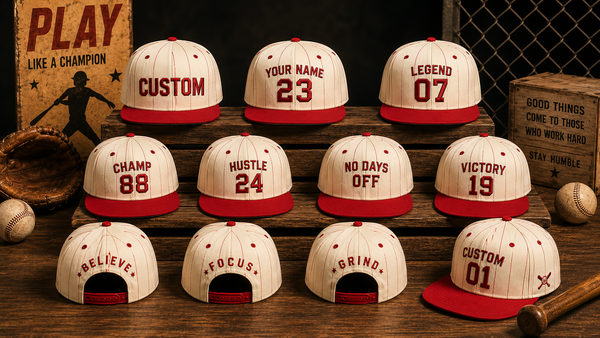 Custom 3D Print & Embroidered Baseball Cap | Complete Your Game Day Look