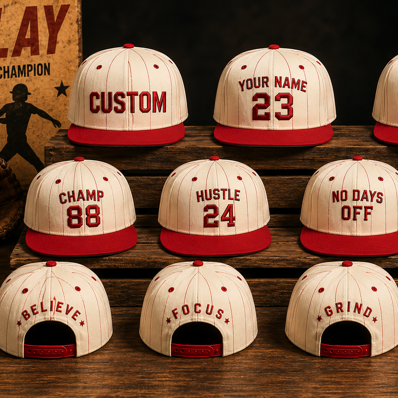 Custom 3D Print & Embroidered Baseball Cap | Complete Your Game Day Look