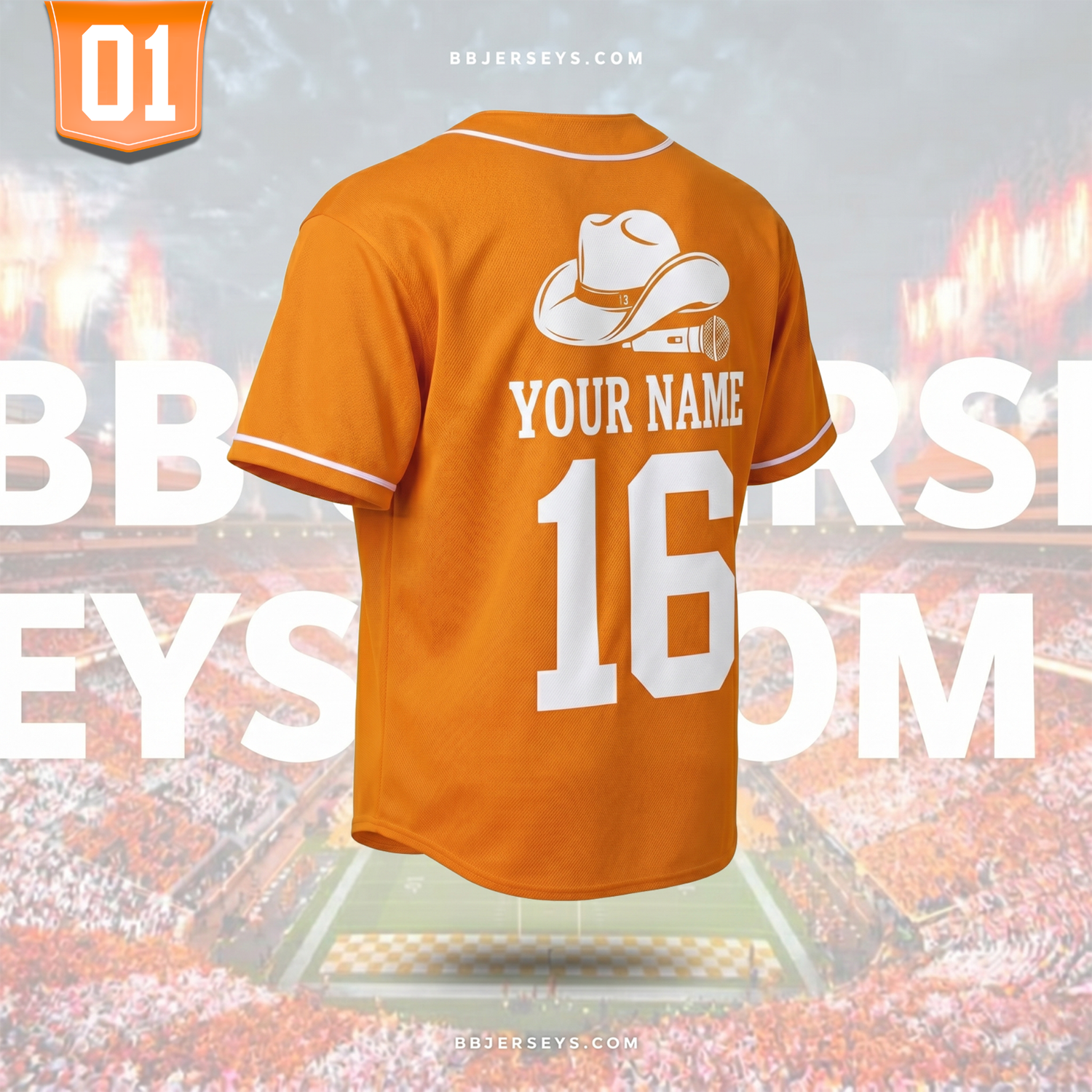 Country Music Concert 2026 Custom Baseball Jersey