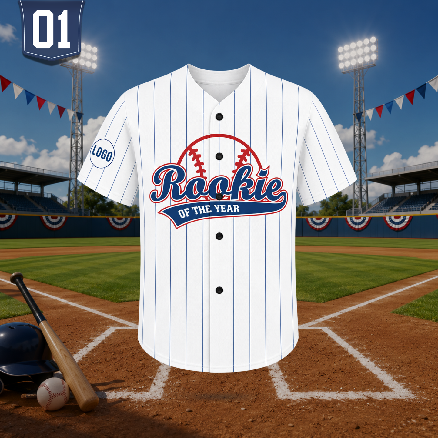 Personalized Mommy Daddy Of the Rookie Baseball Jersey