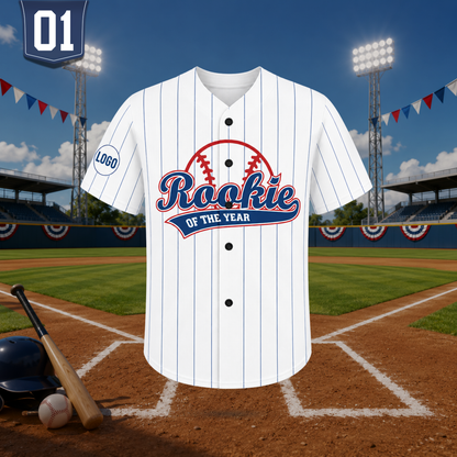Personalized Mommy Daddy Of the Rookie Baseball Jersey