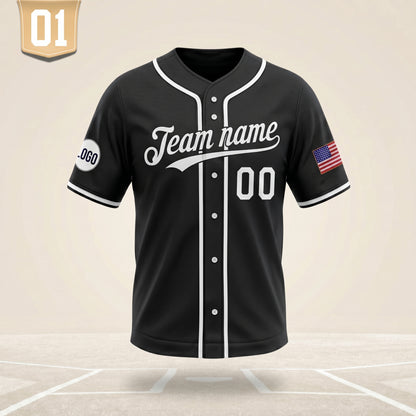 Premium Custom Baseball Jersey – Design Your Own Team Name & Number