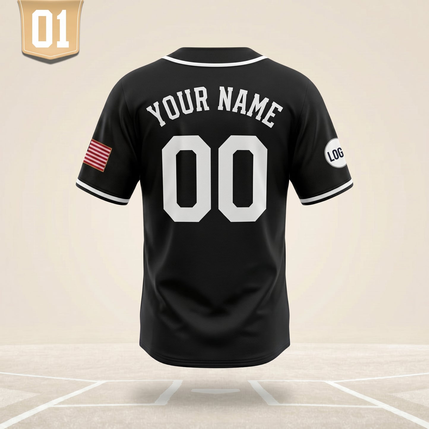 Premium Custom Baseball Jersey – Design Your Own Team Name & Number