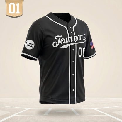 Premium Custom Baseball Jersey – Design Your Own Team Name & Number