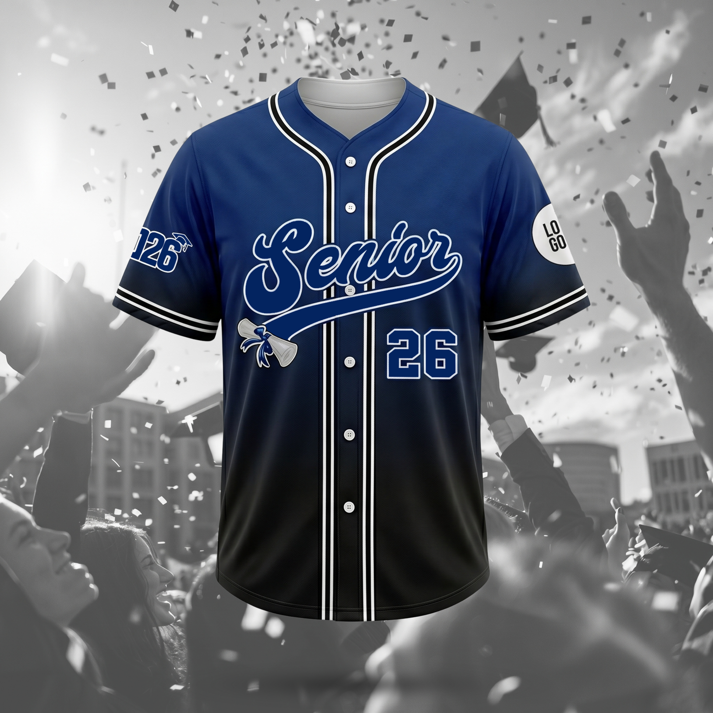 Personalized Graduation Senior 2026 Baseball Jersey