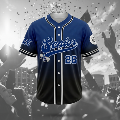 Personalized Graduation Senior 2026 Baseball Jersey