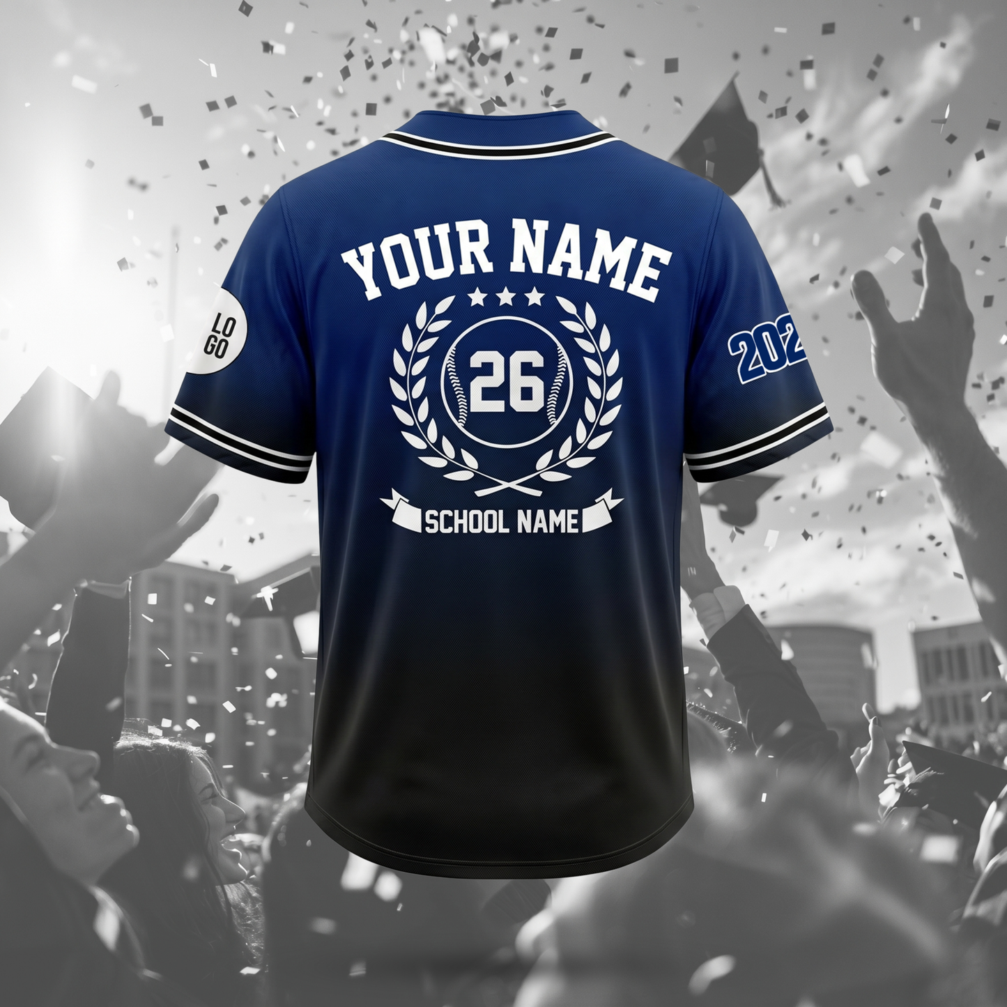 Personalized Graduation Senior 2026 Baseball Jersey
