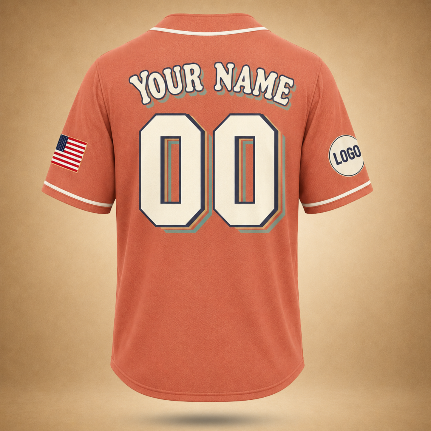 Custom Vintage Baseball Jersey – Personalized Team Name & Number