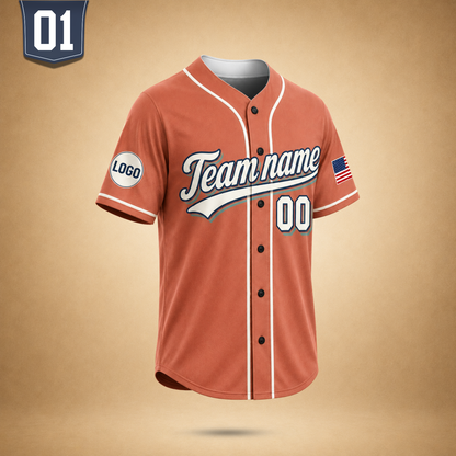 Custom Vintage Baseball Jersey – Personalized Team Name & Number