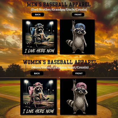 NEW ARRIVALS !!! Funny Raccoon Ballfield Dark Meme Custom Baseball Jersey