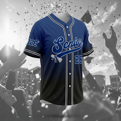 Personalized Graduation Senior 2026 Baseball Jersey