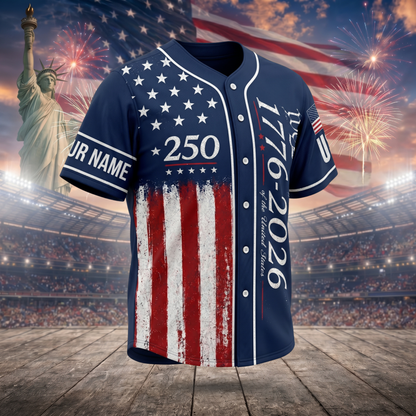 America 250th Anniversary Baseball Jersey