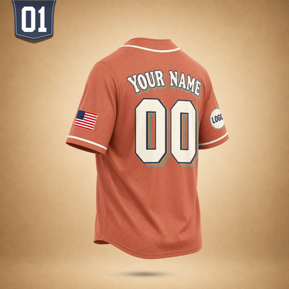 Custom Vintage Baseball Jersey – Personalized Team Name & Number