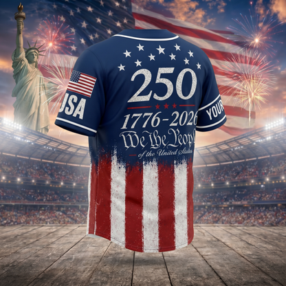 America 250th Anniversary Baseball Jersey