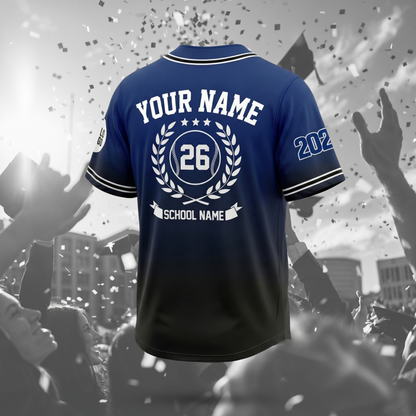 Personalized Graduation Senior 2026 Baseball Jersey