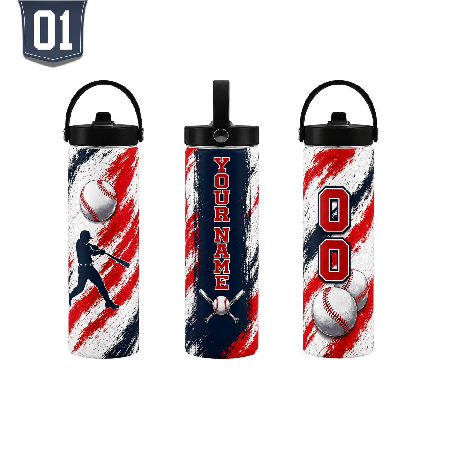 Custom Baseball Water Bottle | Perfect Match for Your Jersey
