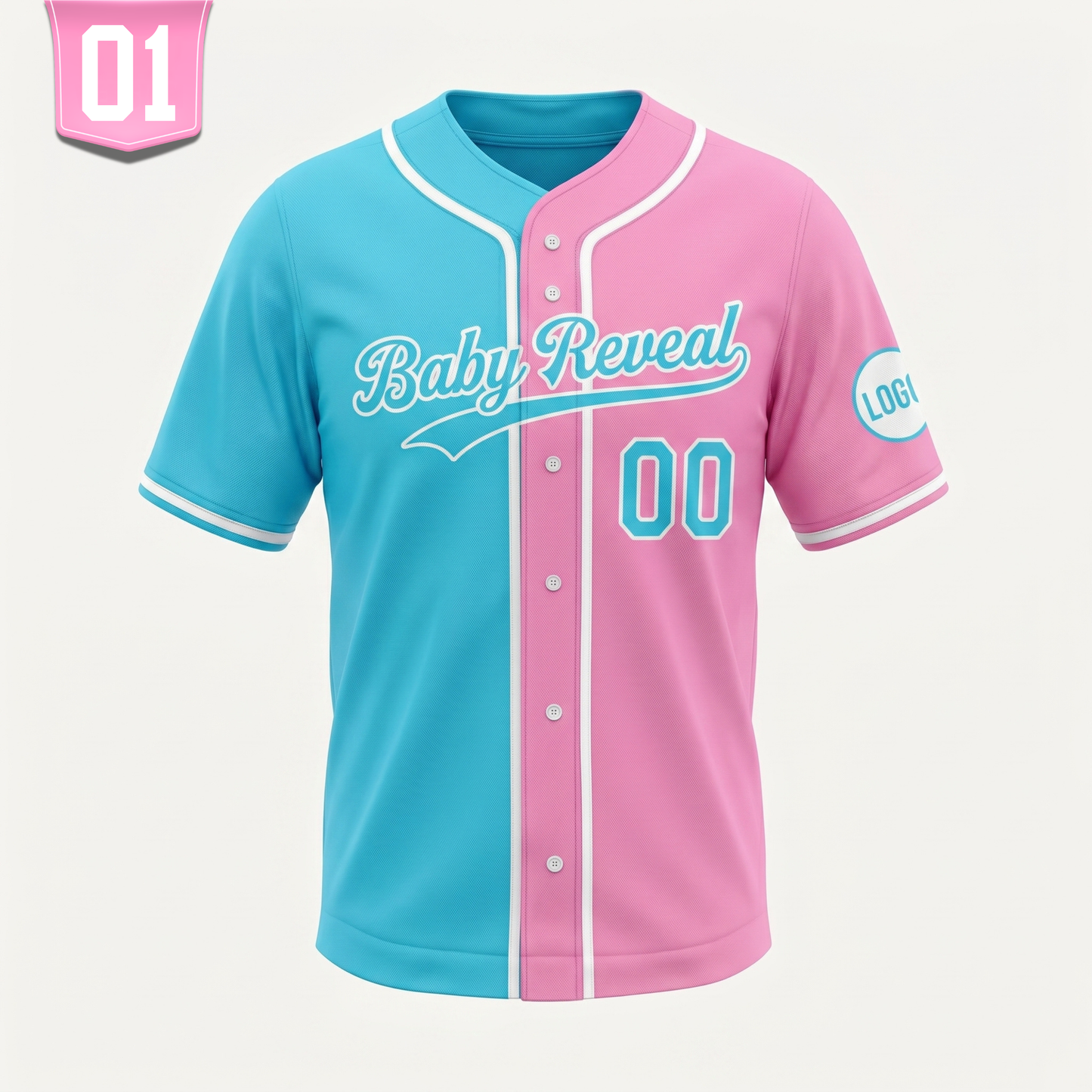 Personalized Baby Reveal Baseball Jersey | Custom Family Matching
