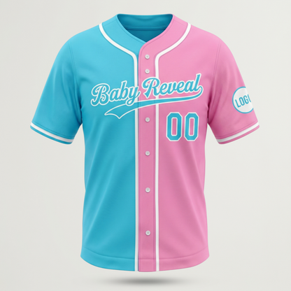 Personalized Baby Reveal Baseball Jersey | Custom Family Matching