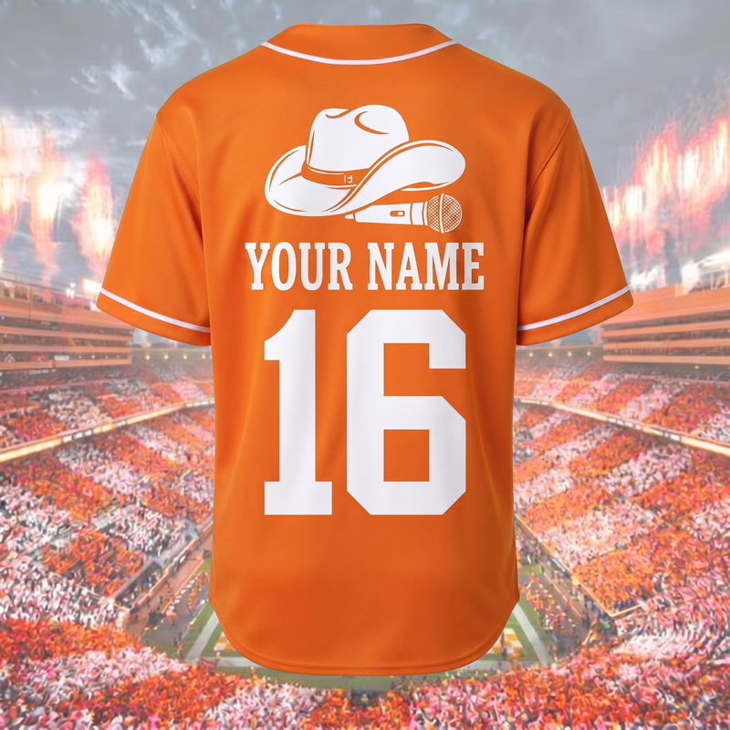 Country Music Concert 2026 Custom Baseball Jersey