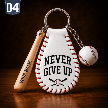 Custom Leather Baseball Keychain Gift | Must-Have Accessory for True Fans