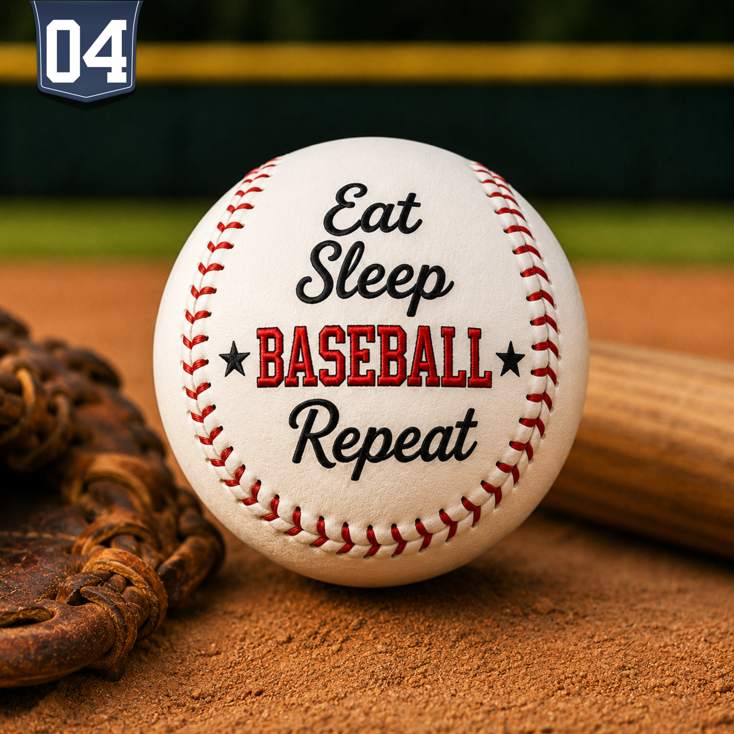 Custom Embroidered Baseball Ball | Ultimate Gift for Players & Coaches