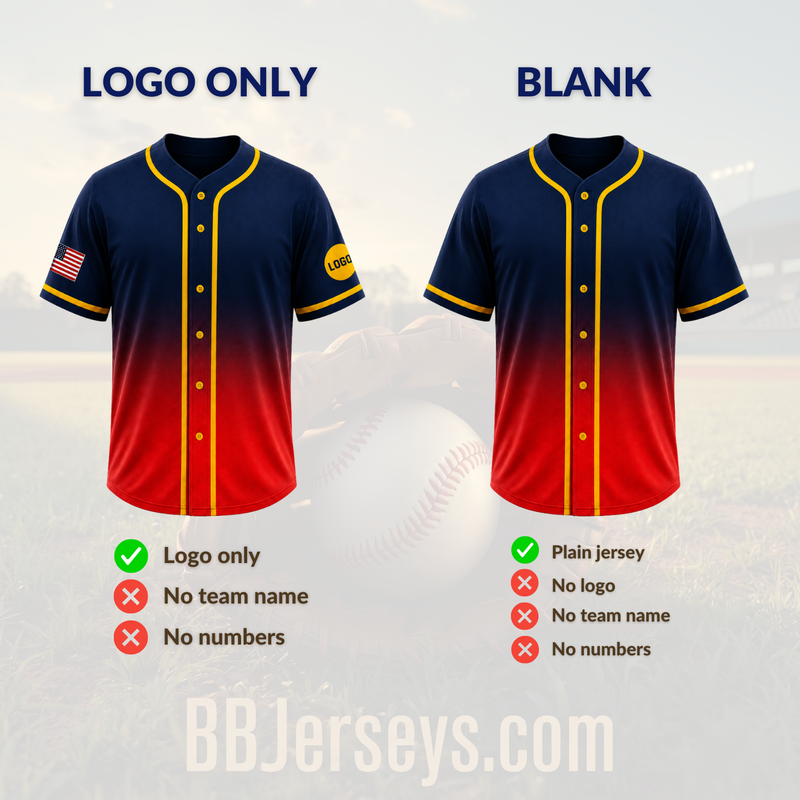 Custom Gradient Baseball Jersey | Personalized Team Sports