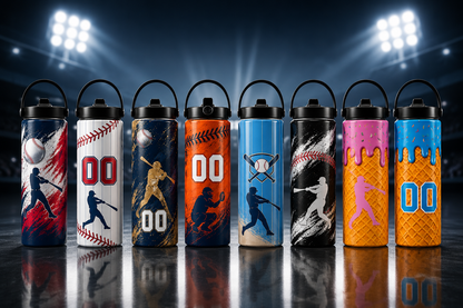 Custom Baseball Water Bottle | Perfect Match for Your Jersey