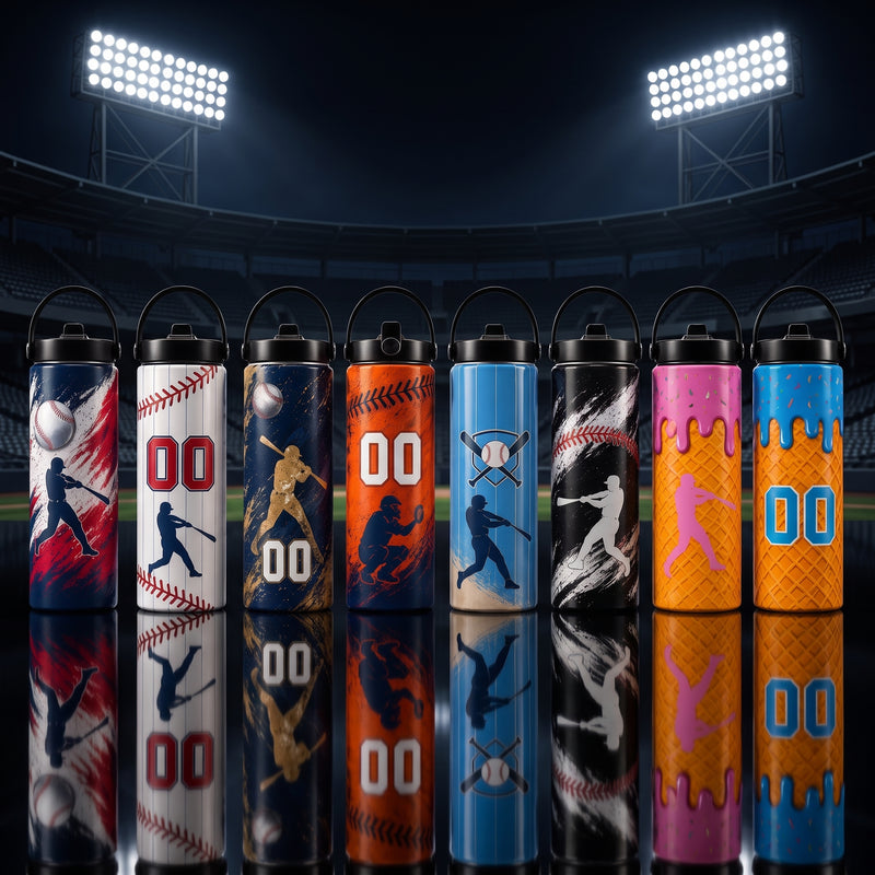 Custom Baseball Water Bottle | Perfect Match for Your Jersey