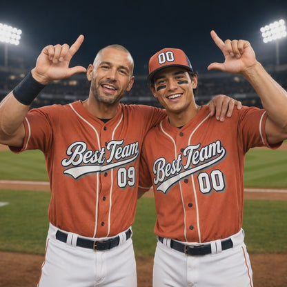 Custom Vintage Baseball Jersey – Personalized Team Name & Number