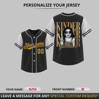 Trending Back To School 2026: Custom Vintage Photo Baseball Jersey For Boys, Girls & Teachers