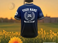 Personalized Graduation Senior 2026 Baseball Jersey
