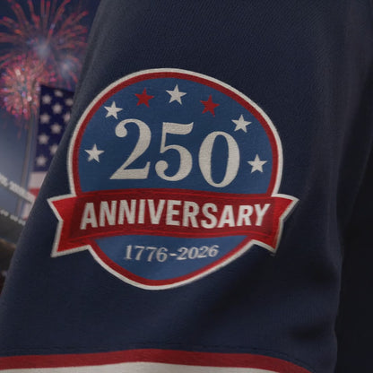 Custom America 250 Years Baseball Jersey