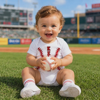Custom Baby Baseball Jersey Bodysuit