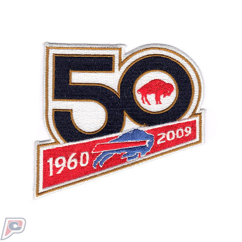 Buffalo Bills 50th Team Anniversary Jersey Patch 2009 C Biaog