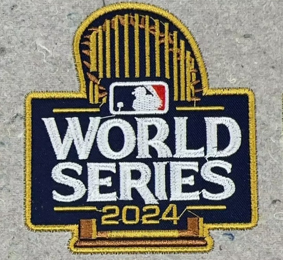 Men MLB 2024 World Series Patch Biaog